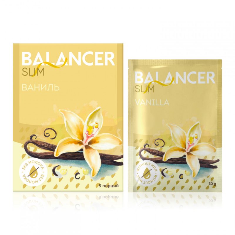 Коктейль BALANCER SLIM со вкусом «Ваниль», 5 саше